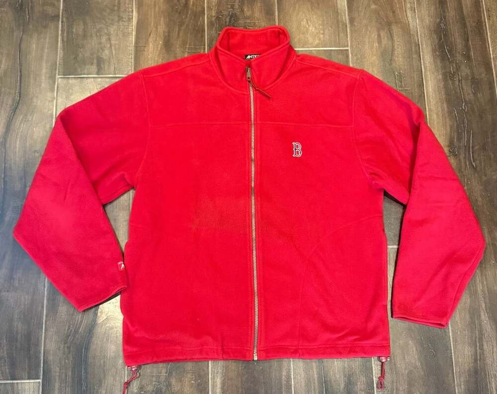 Vintage FJALLRAVEN Fleece Full Zip Sweater Size XL outdoor ski jumper red